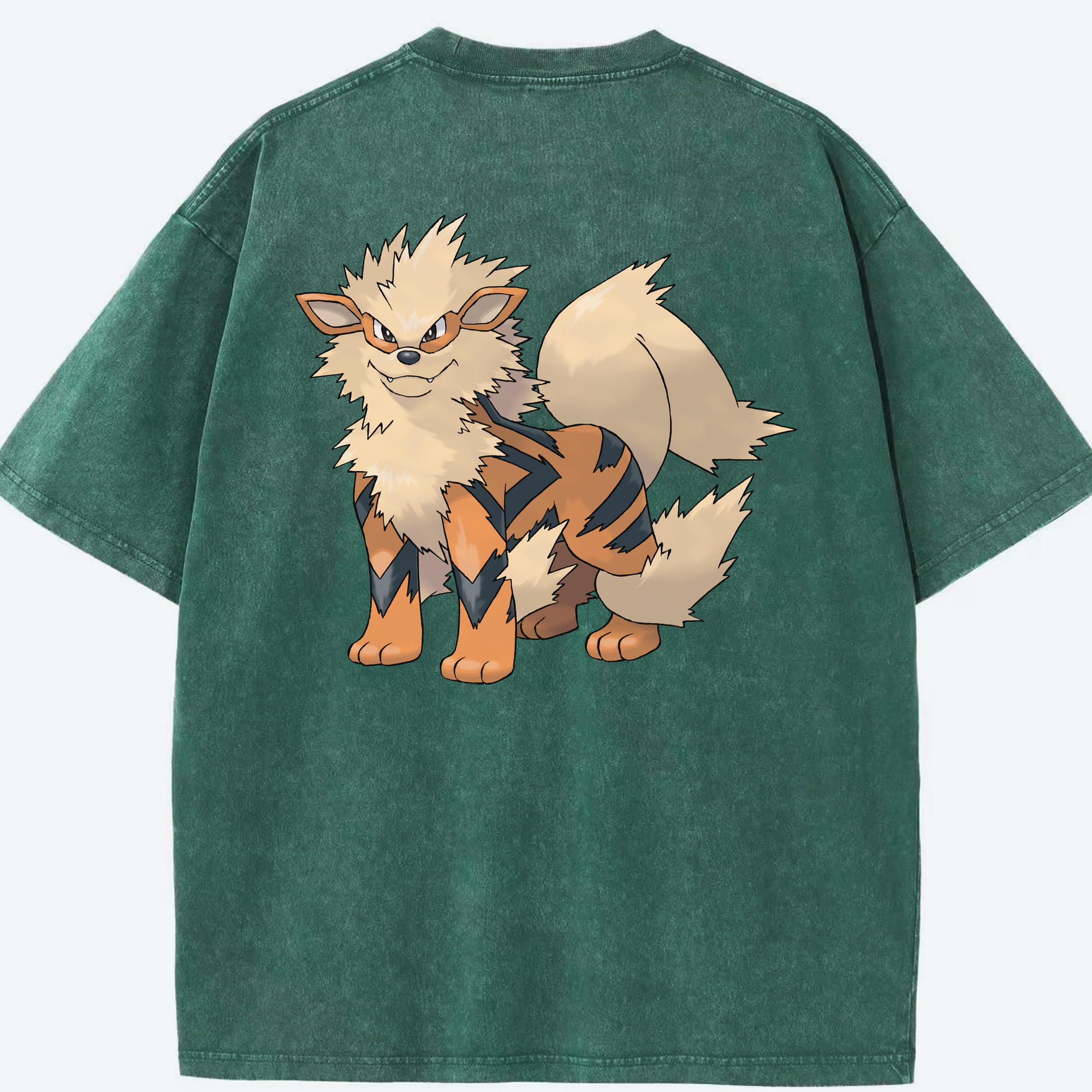 （画像用） ポケットモンスター Pokémon 綿100% ヴィンテージ風 半袖Tシャツ（背面プリント）